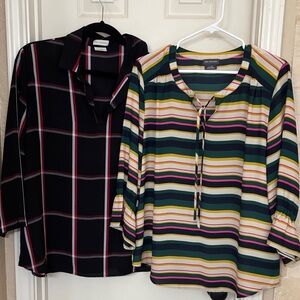 2 Van Heusen Women’s Blouses Size Large
